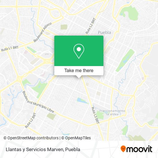 Llantas y Servicios Marven map