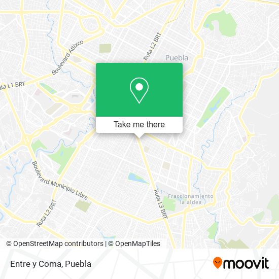Mapa de Entre y Coma