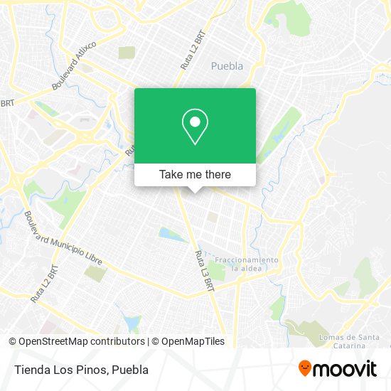Mapa de Tienda Los Pinos
