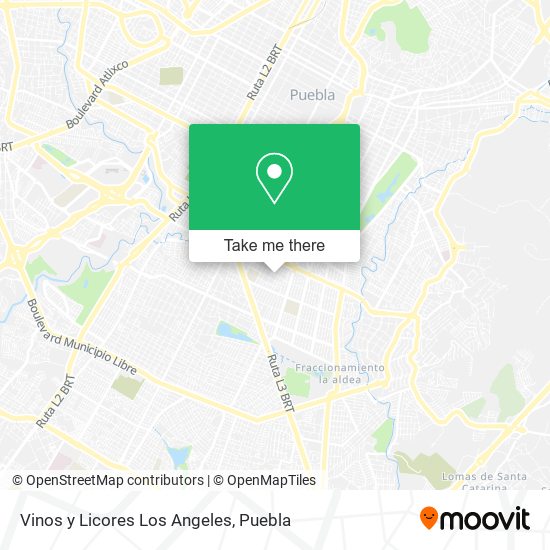Vinos y Licores Los Angeles map