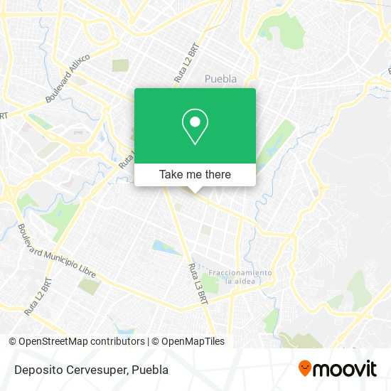 Mapa de Deposito Cervesuper