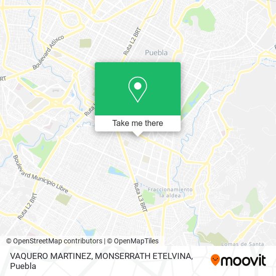 VAQUERO MARTINEZ, MONSERRATH ETELVINA map