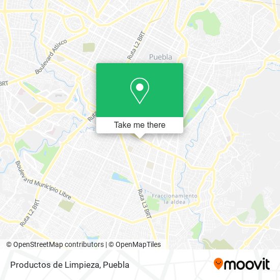 Mapa de Productos de Limpieza