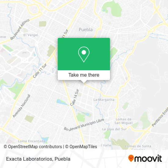 Exacta Laboratorios map