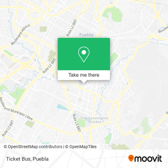 Ticket Bus map