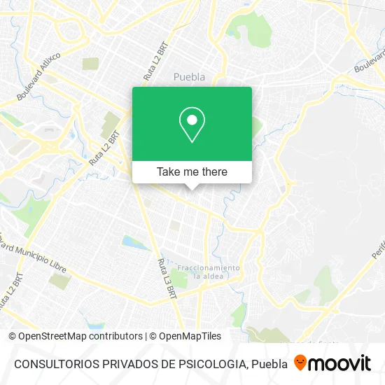 CONSULTORIOS PRIVADOS DE PSICOLOGIA map