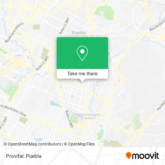 Provifar map