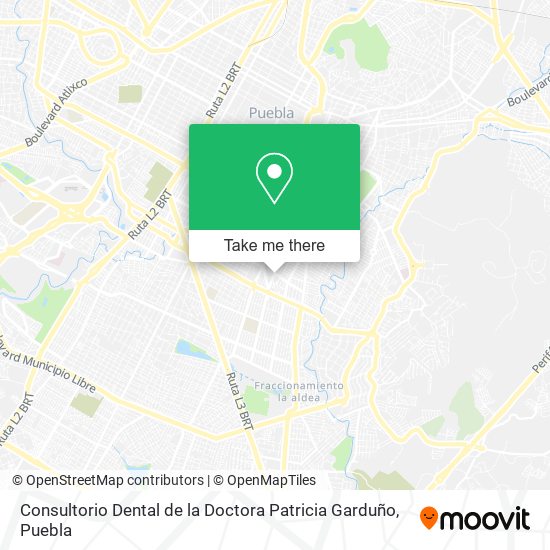 Consultorio Dental de la Doctora Patricia Garduño map