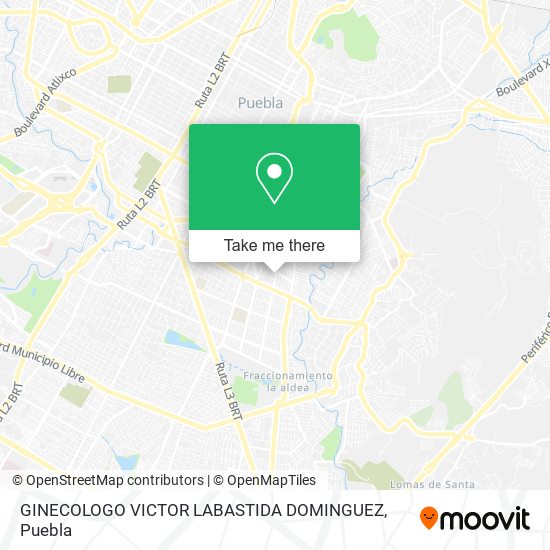 GINECOLOGO VICTOR LABASTIDA DOMINGUEZ map