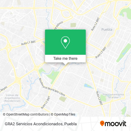 Mapa de GRA2 Servicios Acondicionados