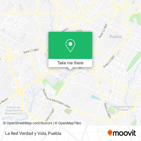 Mapa de La Red Verdad y Vida