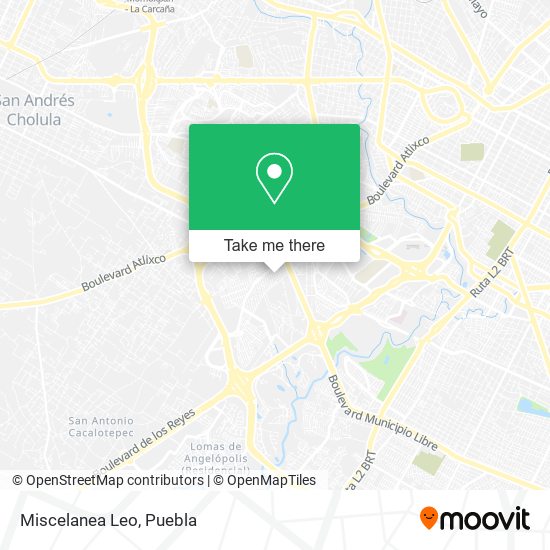 Mapa de Miscelanea Leo