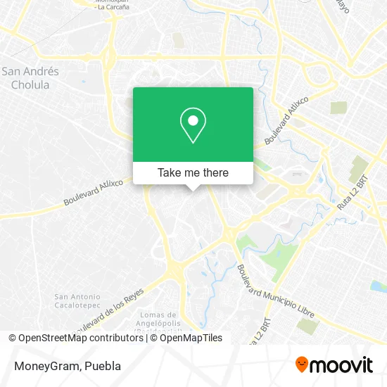 MoneyGram map