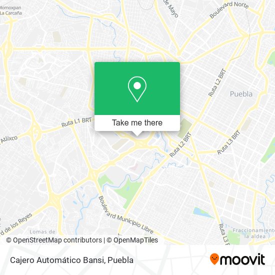 Cajero Automático Bansi map