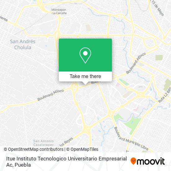 Itue Instituto Tecnologico Universitario Empresarial Ac map