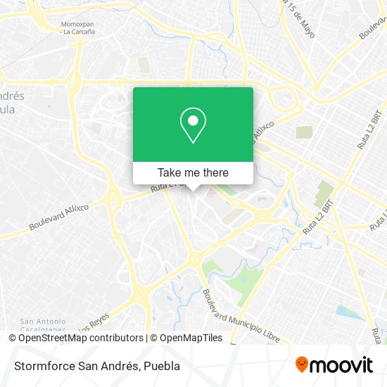 Stormforce San Andrés map