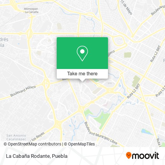 Mapa de La Cabaña Rodante