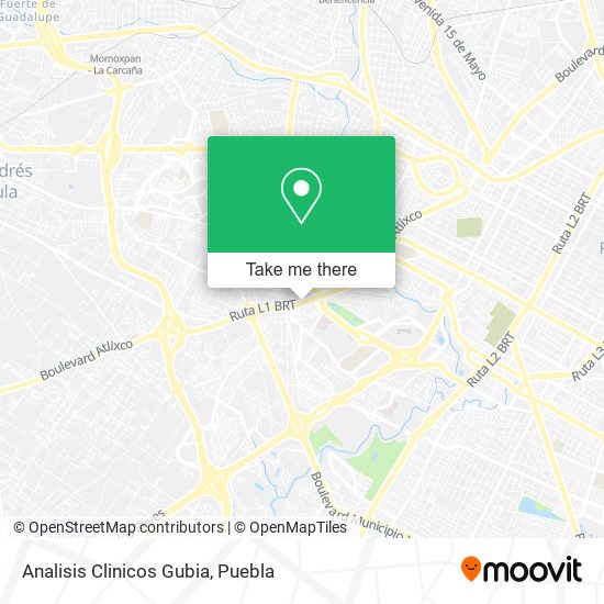 Analisis Clinicos Gubia map