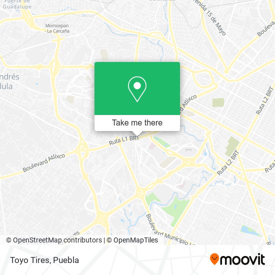 Mapa de Toyo Tires
