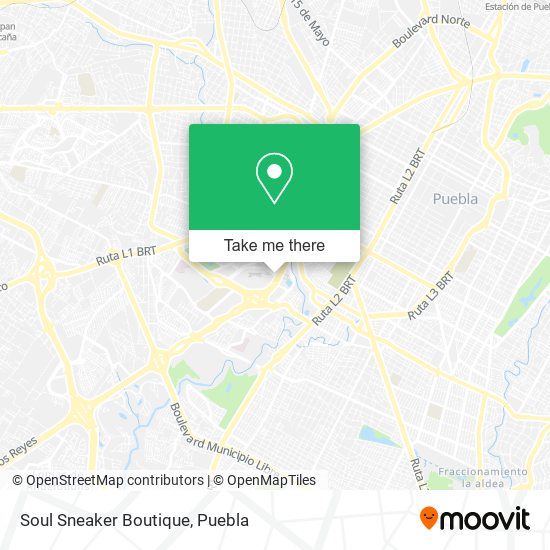 Mapa de Soul Sneaker Boutique