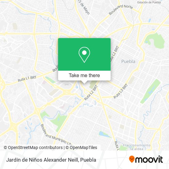 Jardín de Niños Alexander Neill map