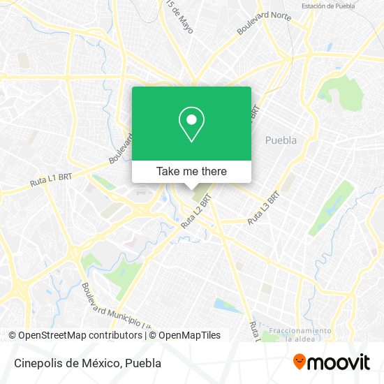 Cinepolis de México map