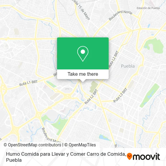 Humo Comida para Llevar y Comer Carro de Comida map