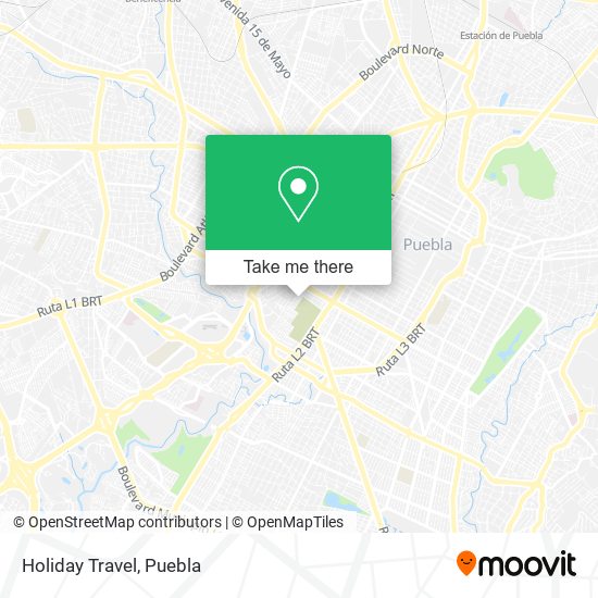 Mapa de Holiday Travel