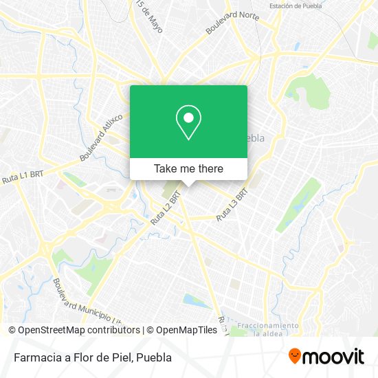 Farmacia a Flor de Piel map