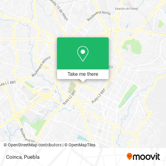 Coinca map