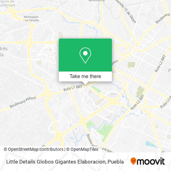 Mapa de Little Details Globos Gigantes Elaboracion
