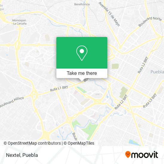 Mapa de Nextel