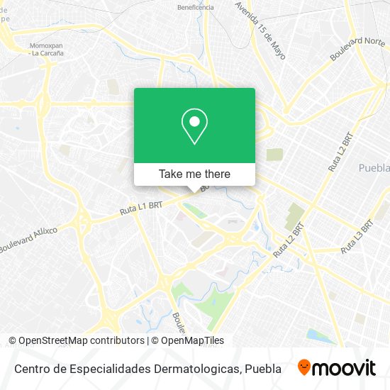 Centro de Especialidades Dermatologicas map