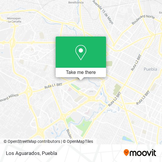 Mapa de Los Aguarados
