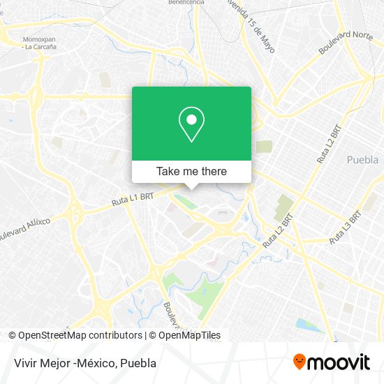 Vivir Mejor -México map