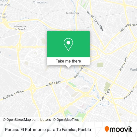 Paraiso El Patrimonio para Tu Familia. map