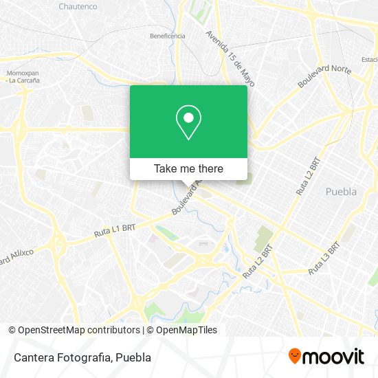 Mapa de Cantera Fotografia