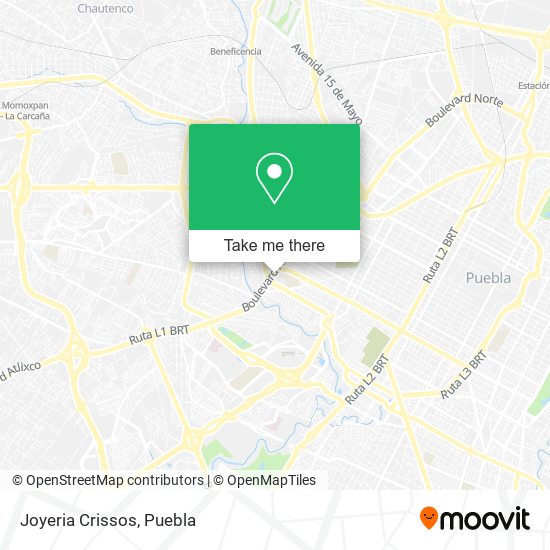 Mapa de Joyeria Crissos