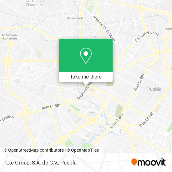 Mapa de Lte Group, S.A. de C.V.
