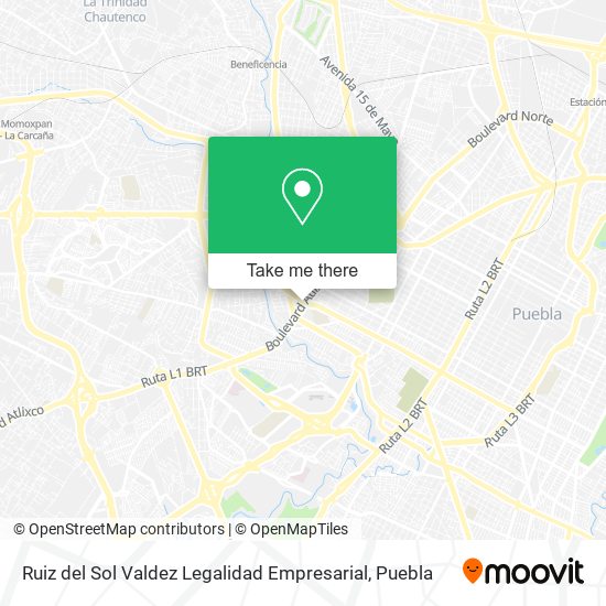Ruiz del Sol Valdez Legalidad Empresarial map