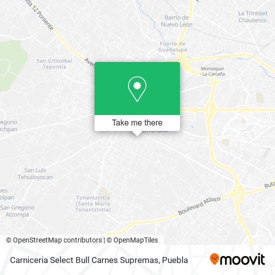 Mapa de Carniceria Select Bull Carnes Supremas