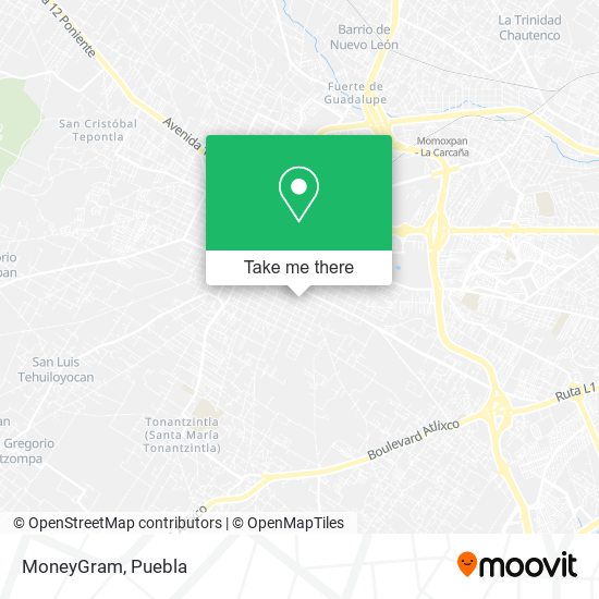 MoneyGram map