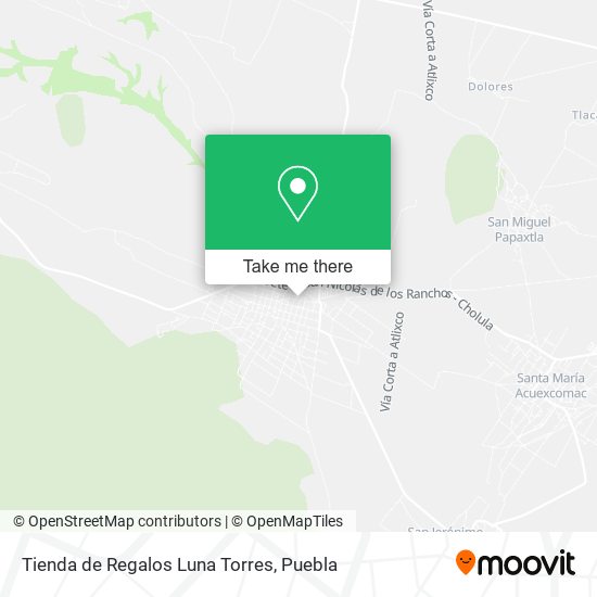 Tienda de Regalos Luna Torres map