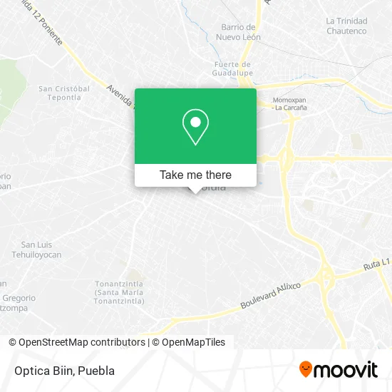 Optica Biin map