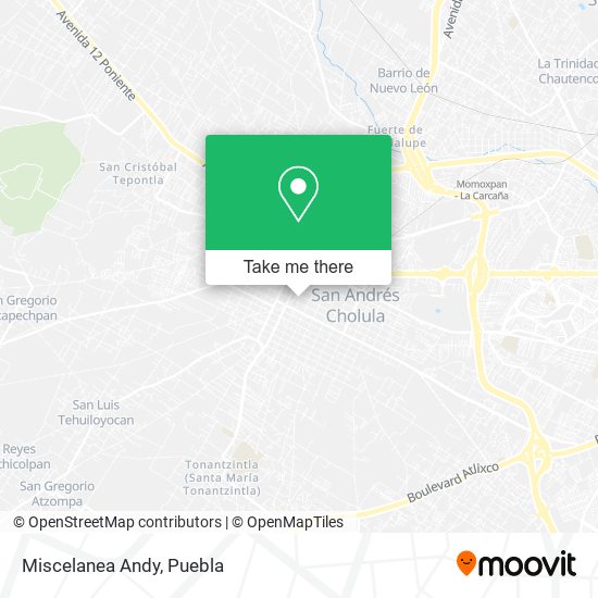 Mapa de Miscelanea Andy
