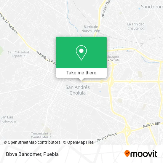 Bbva Bancomer map