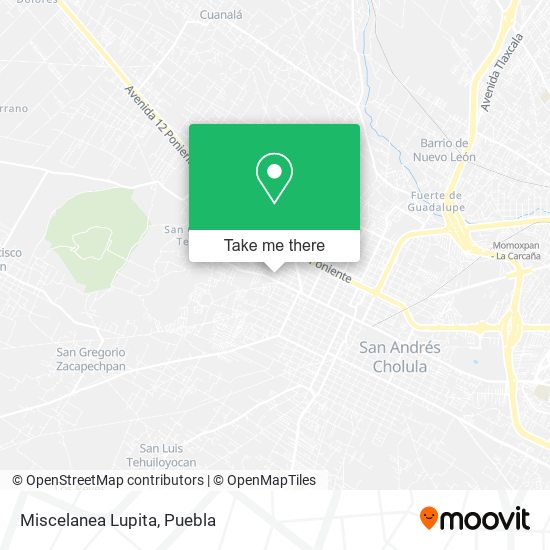 Mapa de Miscelanea Lupita