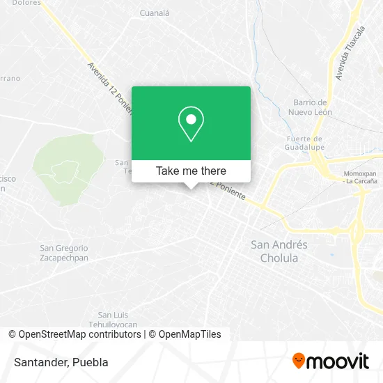 Santander map