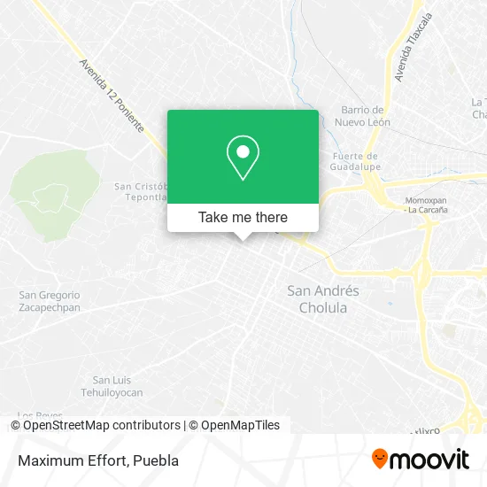 Maximum Effort map