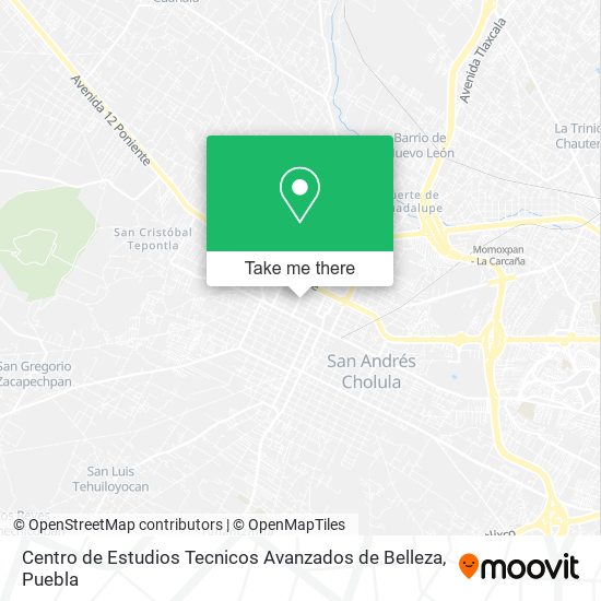 Centro de Estudios Tecnicos Avanzados de Belleza map